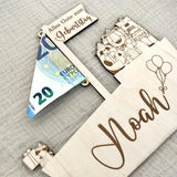 Personalisierte Geschenk zur Taufe personalisiert | Kommunion & Konfirmation personalisiert - LaserArt Germany