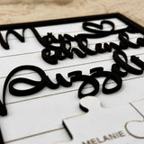Personalisierte Geschenkideen für Paare: Puzzleteil für Paare - LaserArt Germany