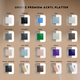 Personalisierte Namen aus Acryl – Moderne Platzkarten & Tischdeko für Hochzeit in 20 Farben - LaserArt Germany