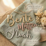 Personalisierte Namen aus Acryl – Moderne Platzkarten & Tischdeko für Hochzeit in 20 Farben - LaserArt Germany