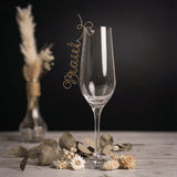 Personalisierte Namensschilder Hochzeit aus Acryl - LaserArt Germany