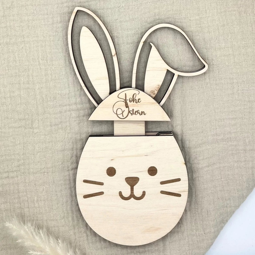 Personalisiertes Geldgeschenk zu Ostern - LaserArt Germany
