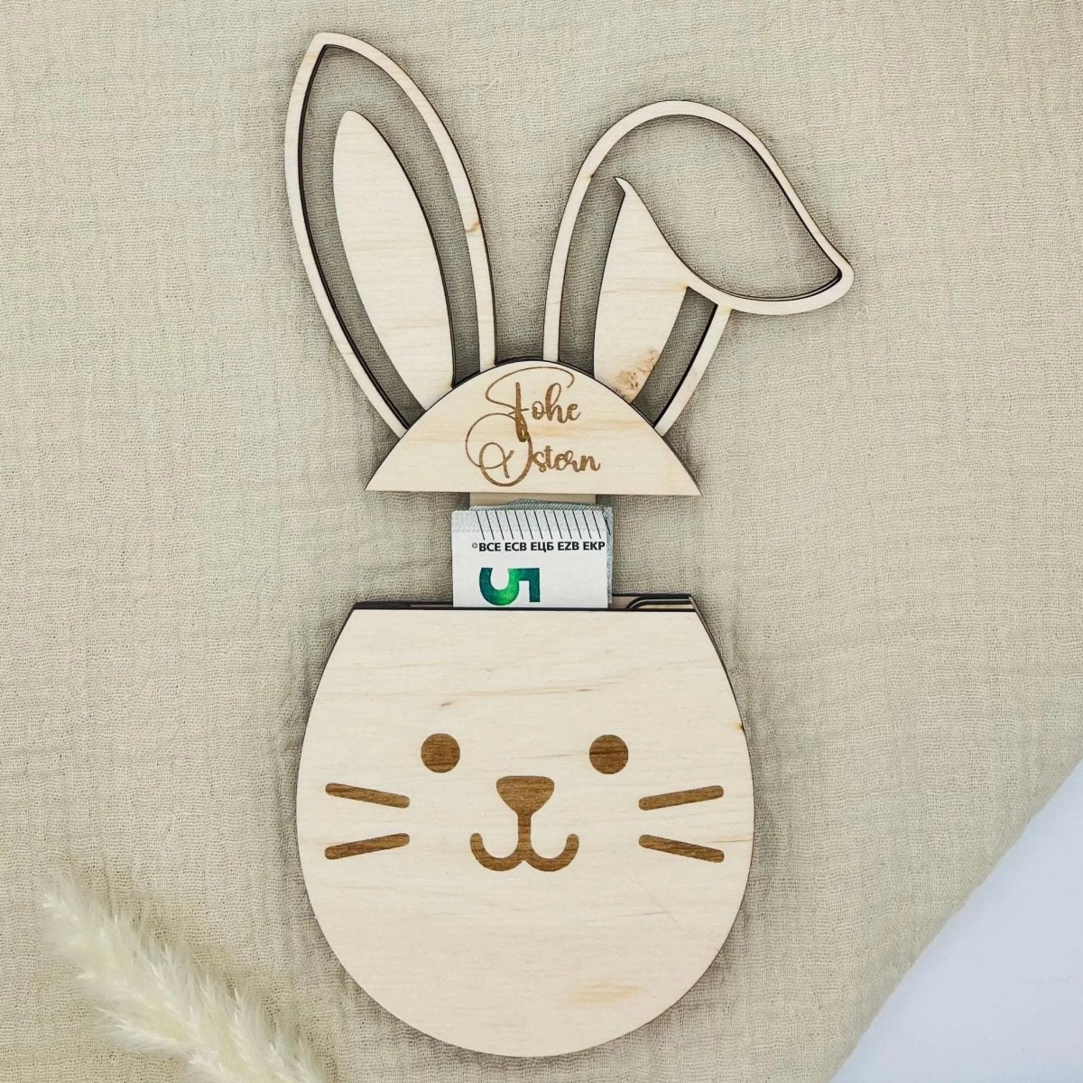 Personalisiertes Geldgeschenk zu Ostern - LaserArt Germany