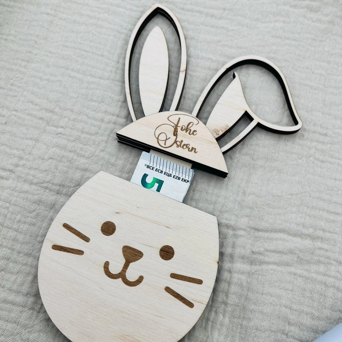 Personalisiertes Geldgeschenk zu Ostern - LaserArt Germany