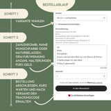 Personalisiertes Geldgeschenk zum Geburtstag | Zahlen 10–99 mit Name - LaserArt Germany