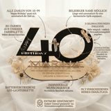 Personalisiertes Geldgeschenk zum Geburtstag | Zahlen 10–99 mit Name - LaserArt Germany