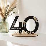 Personalisiertes Geldgeschenk zum Geburtstag | Zahlen 10–99 mit Name - LaserArt Germany