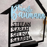 Personalisiertes Geschenk zum Einzug Holz & Acryl - LaserArt Germany