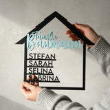 Personalisiertes Geschenk zum Einzug Holz & Acryl - LaserArt Germany