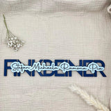 Personalisiertes Namensschild Tür aus Holz für Familien | 3D - LaserArt Germany