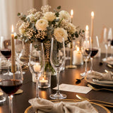 Platzkarte Glas Hochzeit Holz | Namensschild Taufe Kommunion Geburtstag | 4 Designs | personalisiert - LaserArt Germany