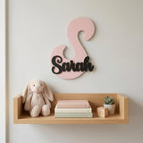 Premium Namensschild Kinderzimmer aus Holz personalisiert – Tür & Wand, 20+ Farben, 12 Schriftarten - LaserArt Germany