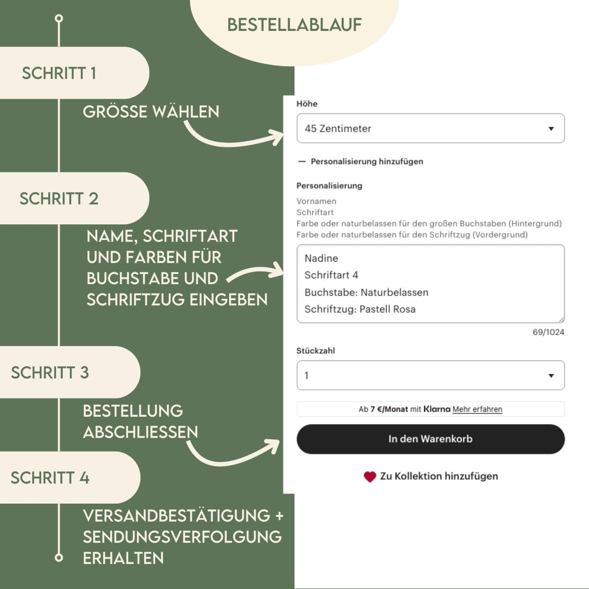 Premium Namensschild Kinderzimmer aus Holz personalisiert – Tür & Wand, 20+ Farben, 12 Schriftarten - LaserArt Germany