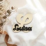 Premium Namensschild Kinderzimmer aus Holz personalisiert – Tür & Wand, 20+ Farben, 12 Schriftarten - LaserArt Germany