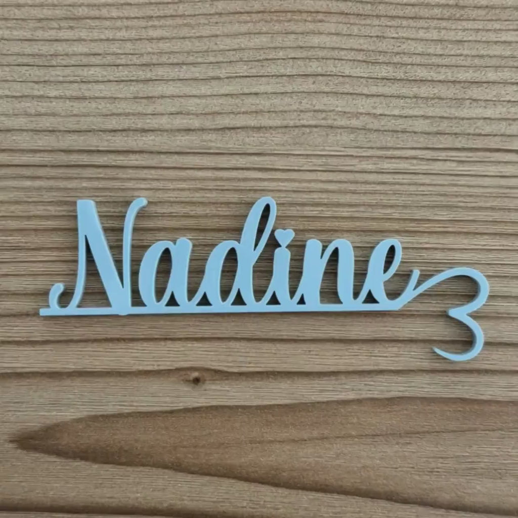 Acryl Platzkarten für Gläser – Personalisierte Namensschilder als Tischkarten | Hochzeit, Taufe & Geburtstag | Namen aus Acryl