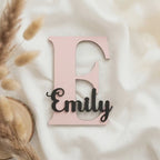 Kinderzimmer Türschild Holz personalisiert | Namensschild Holz für Kinderzimmer | Personalisiertes Türschild mit Name