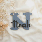 Namensschild Kinderzimmer Holz personalisiert | Wanddeko mit Name | Personalisiertes Namensschild für Baby & Kinderzimmer