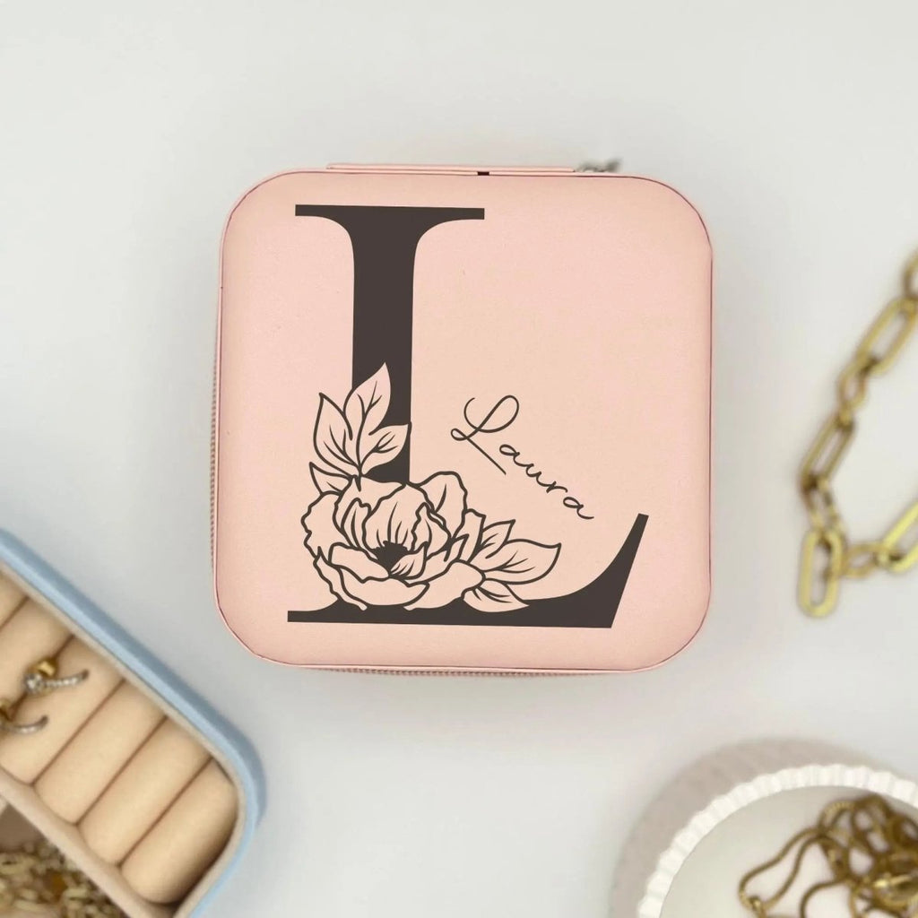 Schmuckbox personalisiert mit Monogramm & Namensgravur - LaserArt Germany