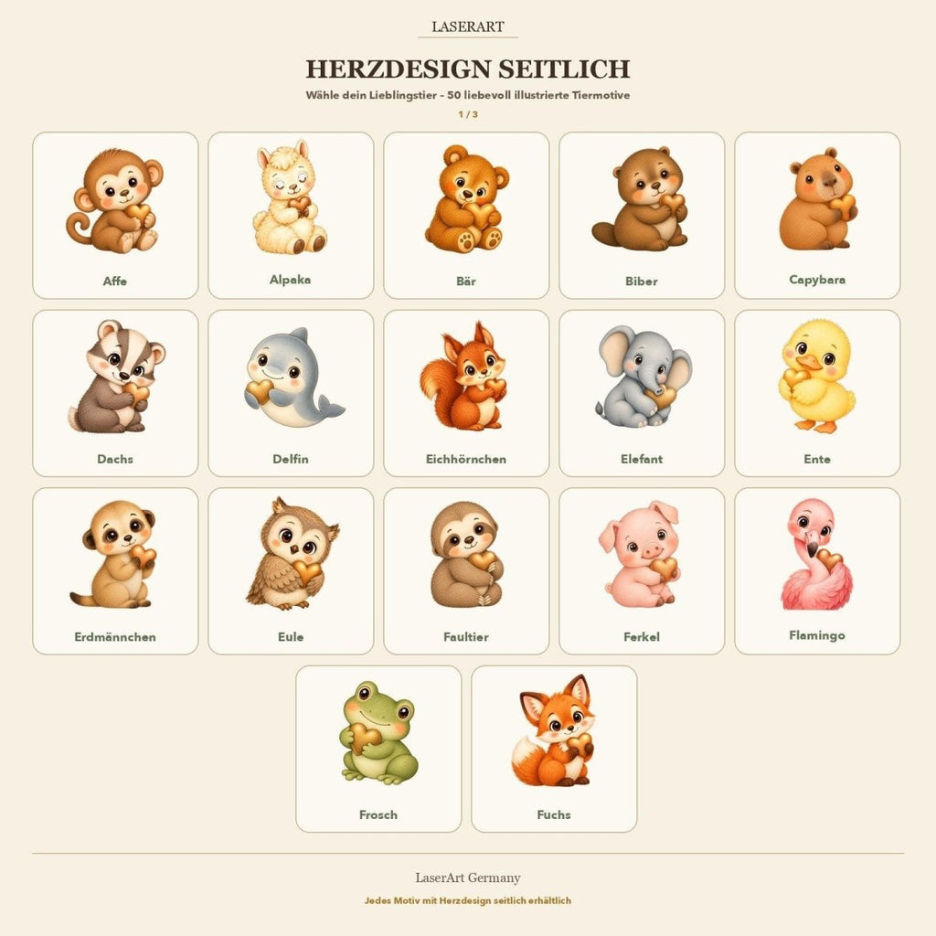 Schriftartauswahl fuer Namensgravur auf Spardose mit Koala Motiv
