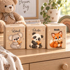 Personalisierte Spardosen mit Koala und Panda Motiv