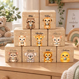 Personalisierte Holzspardose Koala mit Name und Muenze Motiv