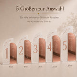 Tischnummern Hochzeit Acryl personalisiert – Spiegel - Acryl Tischaufsteller | Sitzplan · Menükarte · Getränkekarte | 7 Farben, 5 Größen - LaserArt Germany