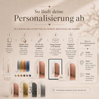 Tischnummern Hochzeit Acryl personalisiert – Seitenansicht