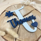Türschild Kinderzimmer aus Holz | personalisiert mit Namen - LaserArt Germany