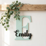 Türschild Kinderzimmer aus Holz personalisiert – Name, 20+ Farben, 12 Schriftarten - LaserArt Germany